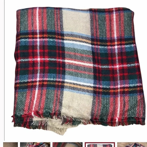 ModCloth Tartan Plaid Blanket Scarf - Picture 2 of 7